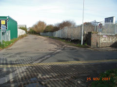 
Turner Street level crossing site, Newport, November 2007